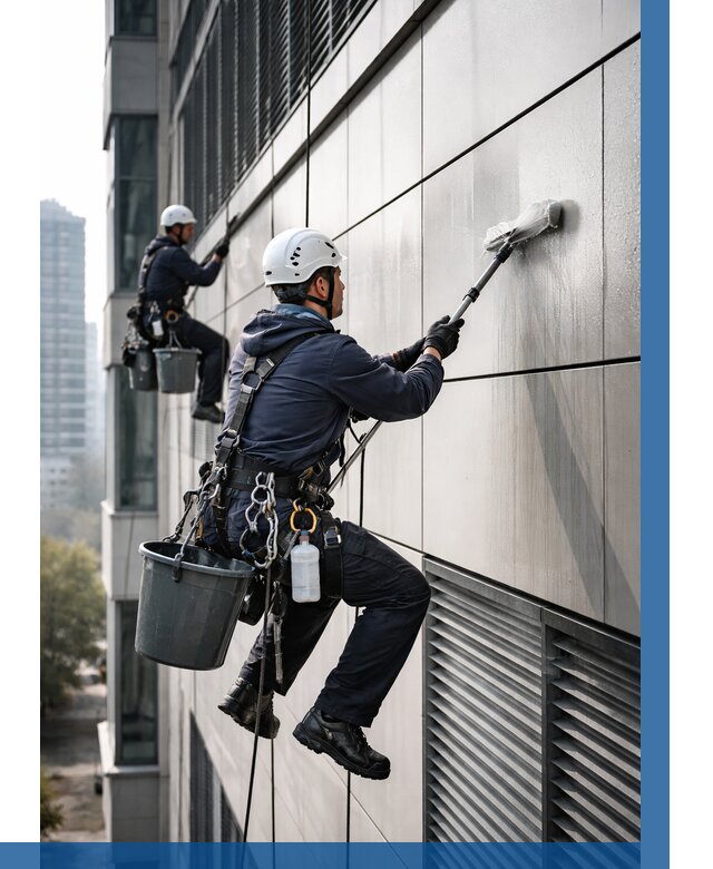 Мойка вентилируемого фасада в Майкопе от 253 р. | ВЫСОТНИК-Мкп