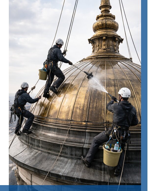 Мойка куполов и шпилей в Майкопе от 8087 р. - заказать | ВЫСОТНИК-Мкп