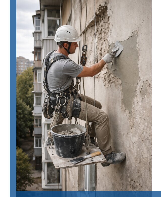 Восстановление фасадной штукатурки в Майкопе с гарантией качества