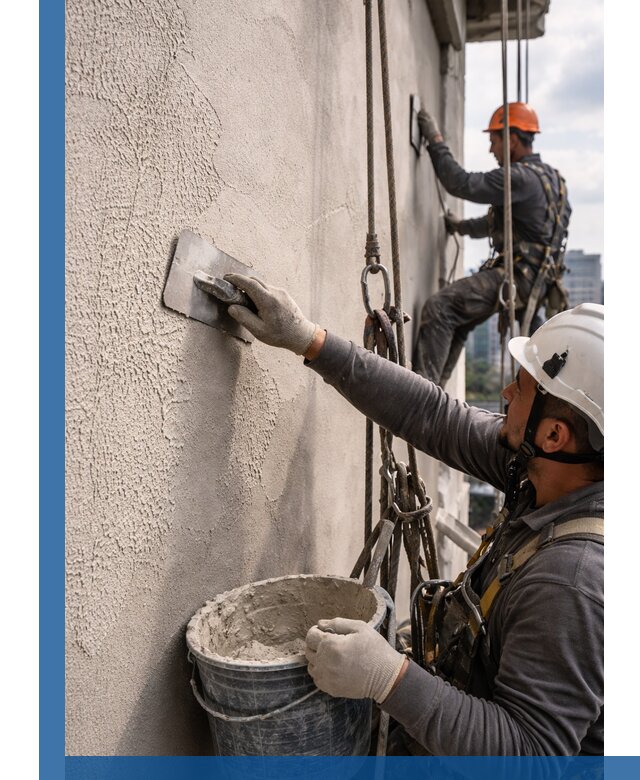 Декоративная штукатурка фасада с утеплением и защитой в Майкопе