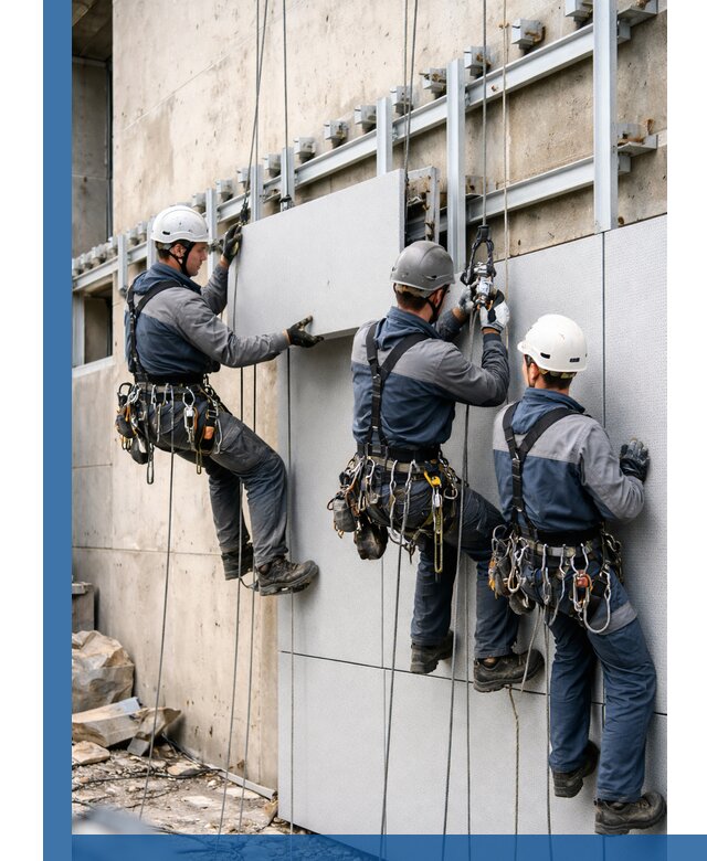 Монтаж вентилируемого фасада в Майкопе под ключ с гарантией качества