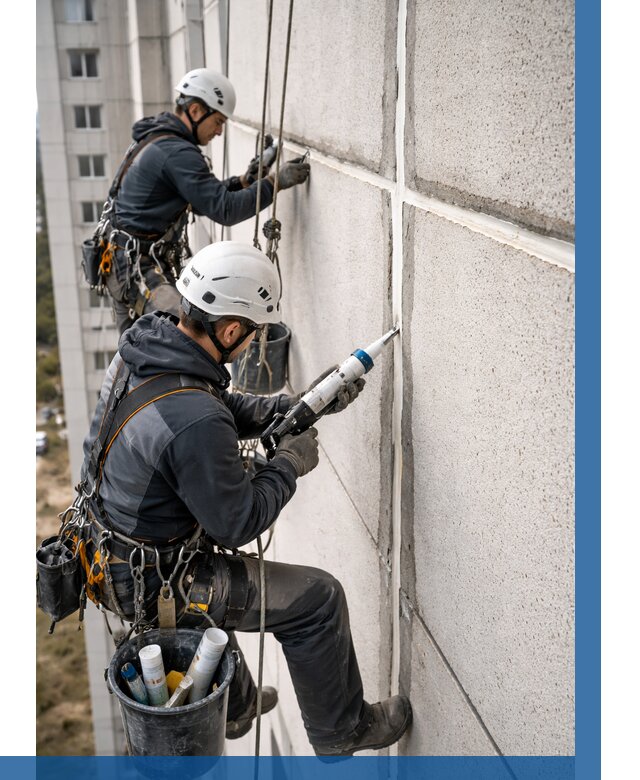 Герметизация межпанельных швов в Майкопе от 708 р. | ВЫСОТНИК-Мкп