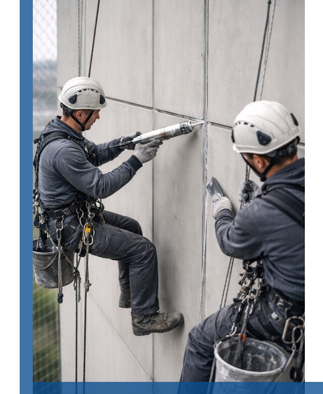 Первичная герметизация швов фасадов и кровель в Майкопе