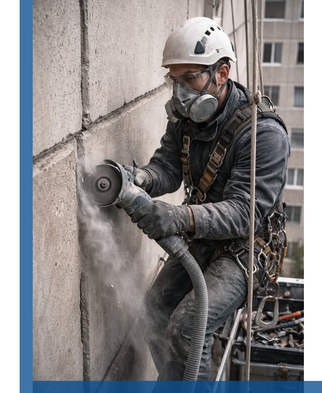 Штробление межпанельных швов в Майкопе качественно и быстро