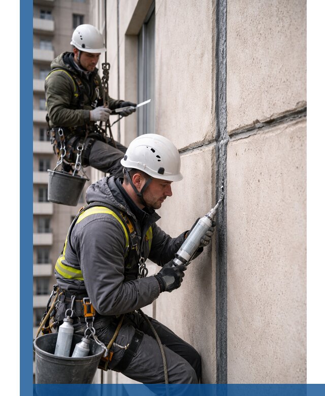 Герметизация деформационных швов фасада в Майкопе качественно