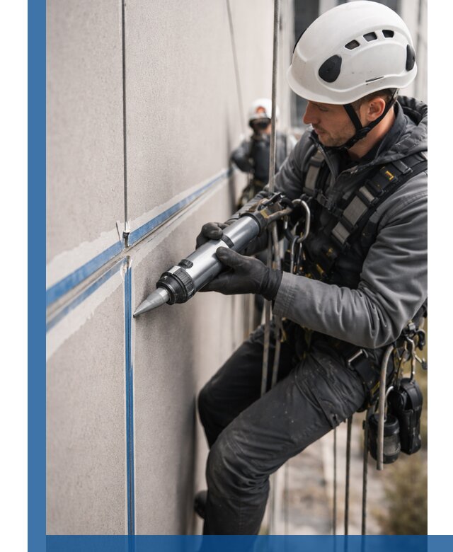 Герметизация стыков фасадных панелей в Майкопе качественно и быстро