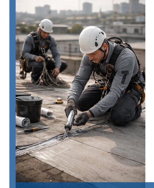 Аварийное и капитальное устранение протечек кровли в Майкопе