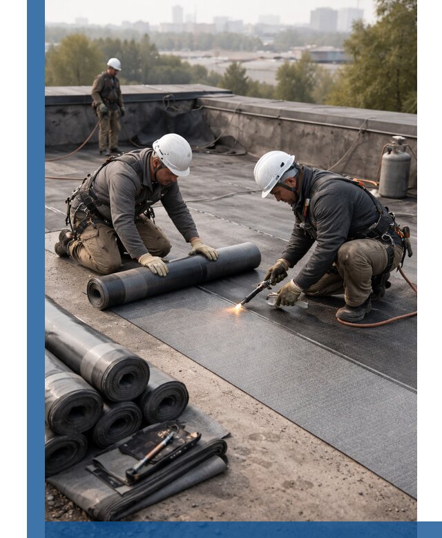 Монтаж мягкой кровли в Майкопе профессионально и надежно