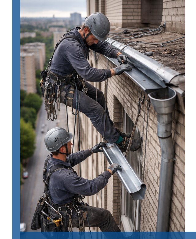 Ремонт водосточных желобов в Майкопе, быстро и качественно