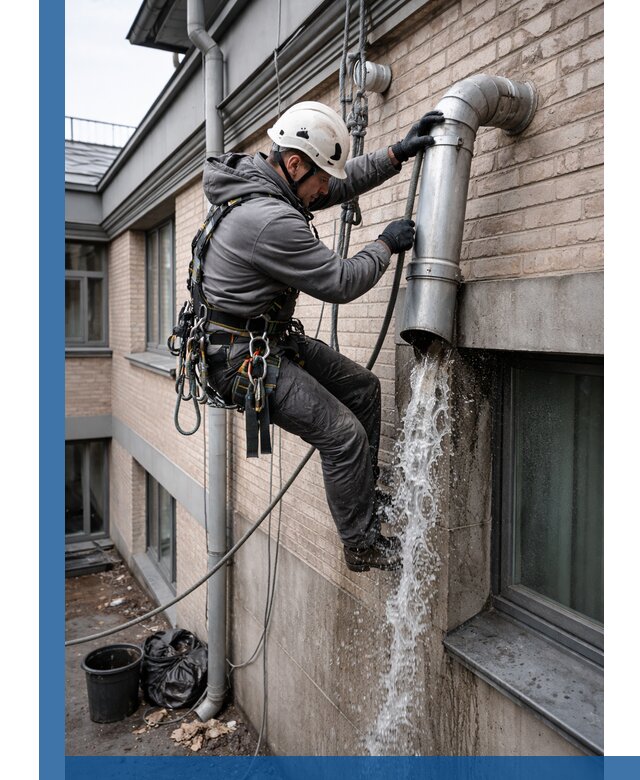 Профессиональная прочистка водосточных труб в Майкопе с гарантией