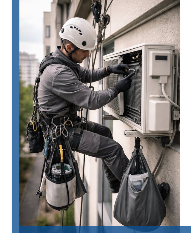 Обслуживание внешнего блока кондиционера в Майкопе профессионально