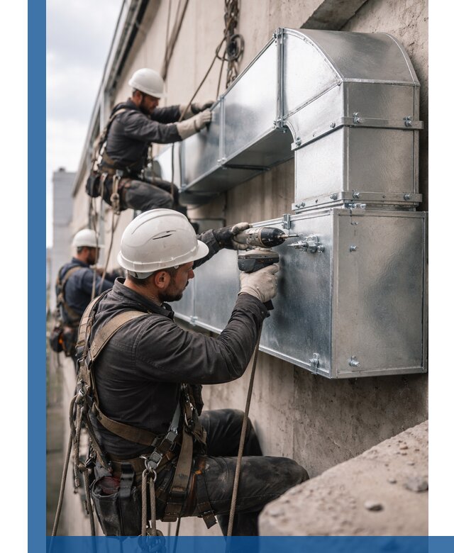 Профессиональный монтаж вентиляционных коробов в Майкопе под ключ