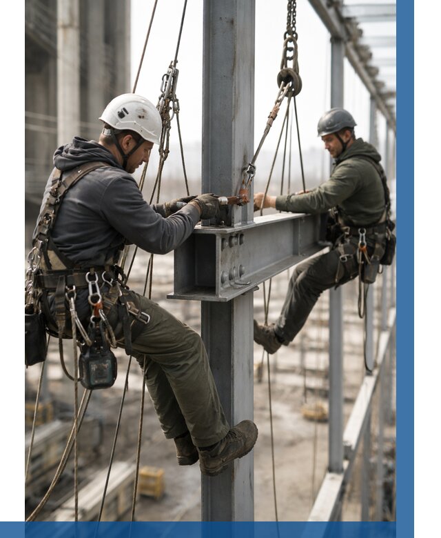 Монтаж металлоконструкций на высоте в Майкопе от 3538 р. | ВЫСОТНИК-Мкп