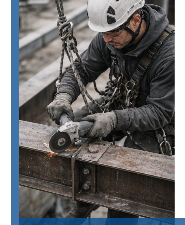 Резка металла на высоте в Майкопе для зданий и конструкций