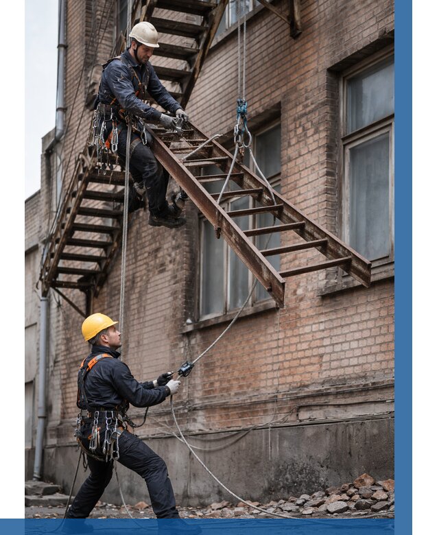 Демонтаж пожарной лестницы в Майкопе от 12131 р. | ВЫСОТНИК-Мкп