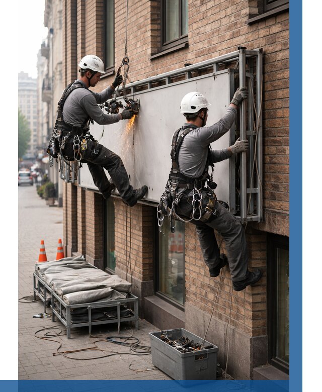 Демонтаж рекламной вывески в Майкопе от 6571 р. | ВЫСОТНИК-Мкп