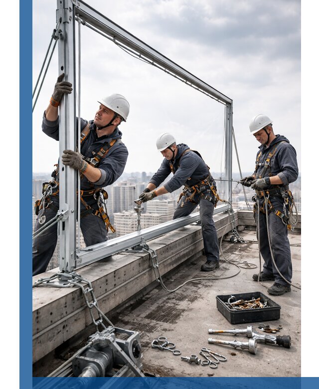 Монтаж крышных рекламных конструкций под ключ в Майкопе