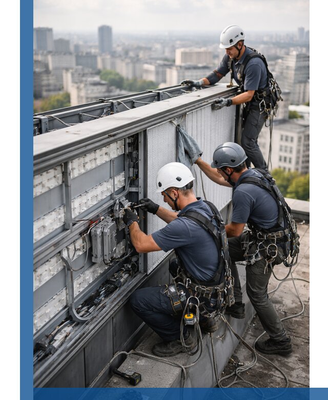 Профессиональное обслуживание крышной рекламы в Майкопе под ключ