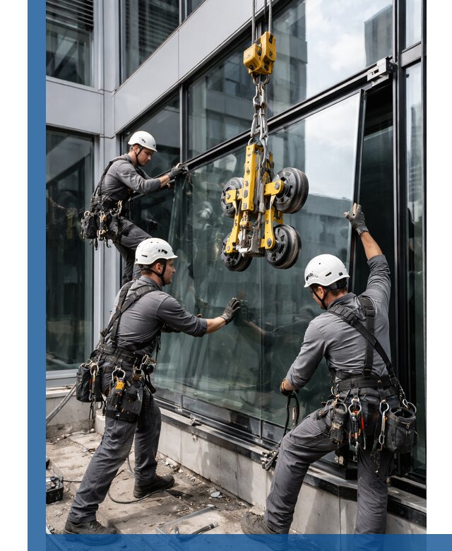 Структурное остекление фасадов в Майкопе монтаж и обслуживание