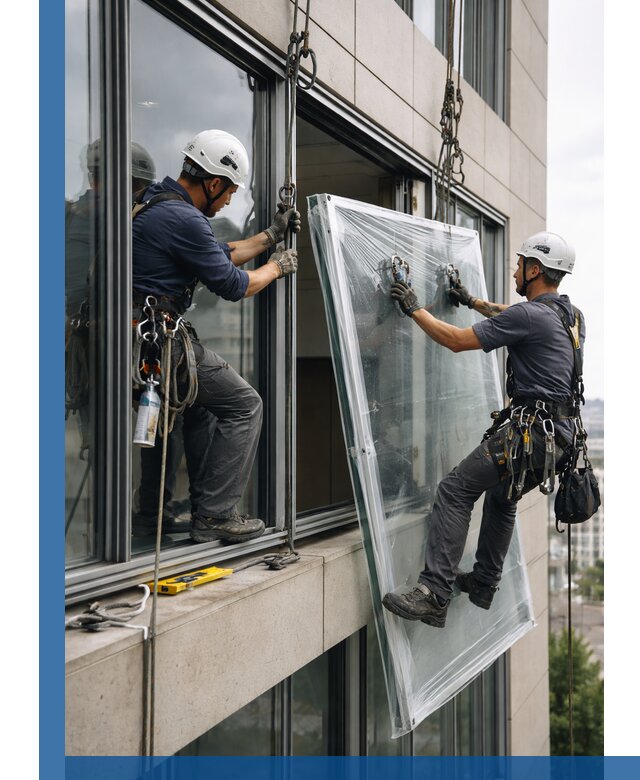 Профессиональная замена стекла в витраже в Майкопе с гарантией