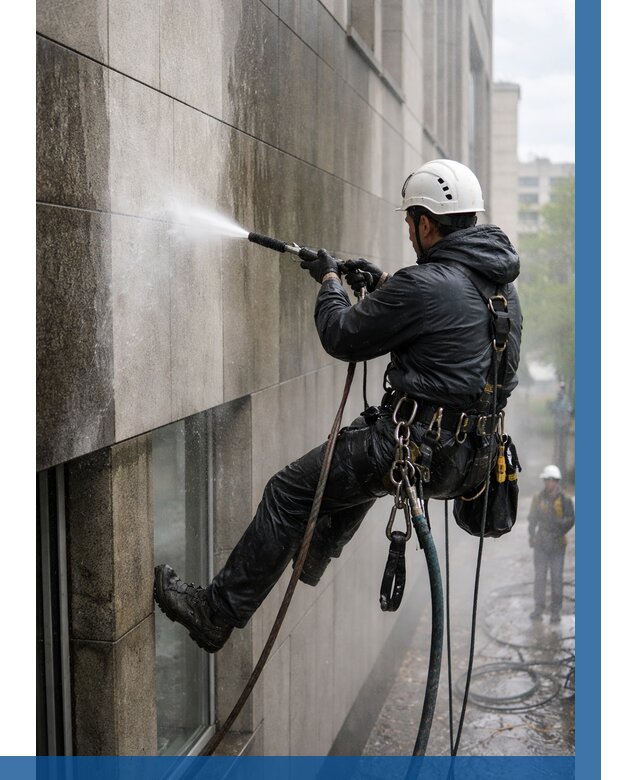 Гидроструйная очистка поверхностей в Майкопе от 859 р. | ВЫСОТНИК-Мкп