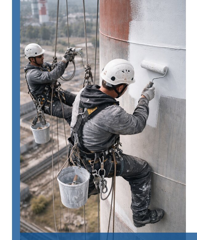 Покраска дымовых труб в Майкопе: антикоррозийная защита и восстановление