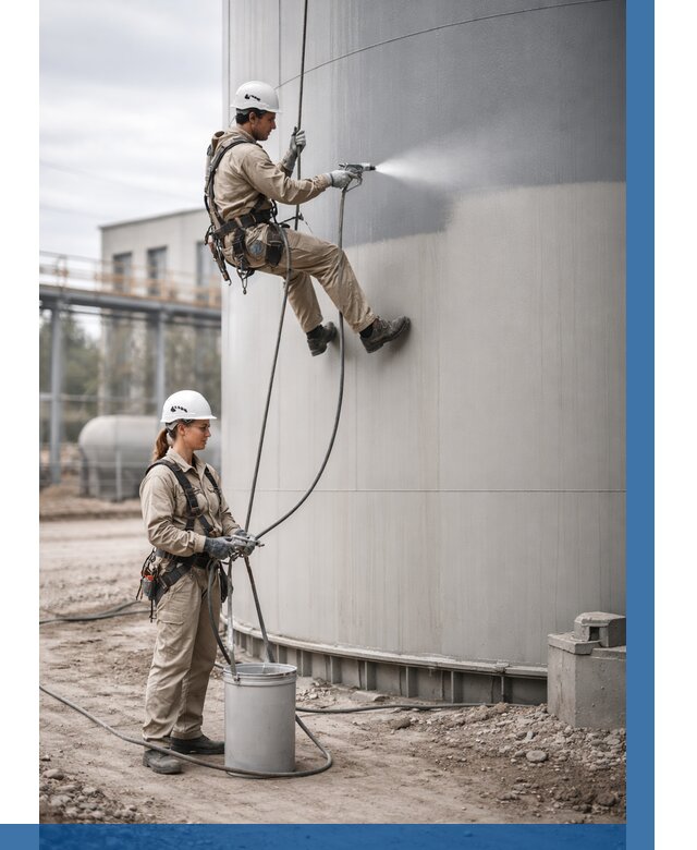 Покраска резервуаров в Майкопе от 1213 р. | ВЫСОТНИК-Мкп — заказать