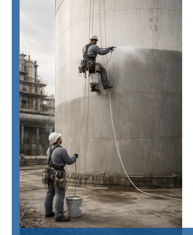 Покраска стальных резервуаров и емкостей в Майкопе профессионально