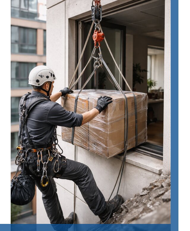 Подъем груза через окно в Майкопе от 4549 р. | ВЫСОТНИК-Мкп