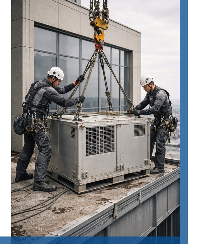 Такелажные работы на высоте в Майкопе от 8087 р. | ВЫСОТНИК-Мкп