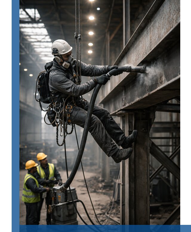 Обеспыливание конструкций в цехах промышленного производства в Майкопе