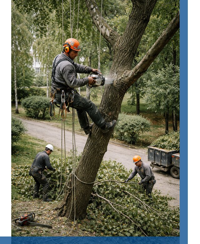 Кронирование деревьев в Майкопе от 6571 р. | ВЫСОТНИК-Мкп