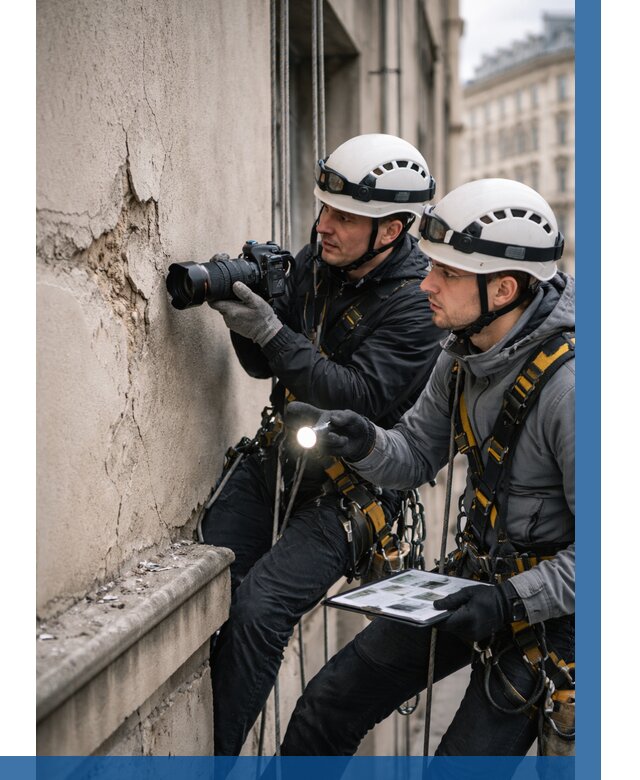 Фотофиксация дефектов фасада в Майкопе от 4549 р. | ВЫСОТНИК-Мкп