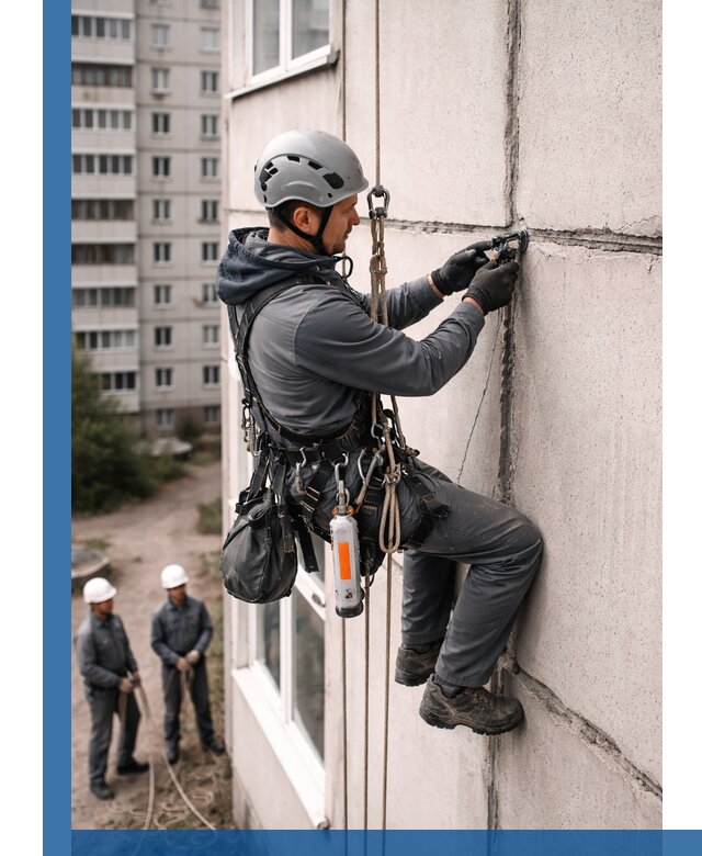 Обследование межпанельных швов и герметизация в Майкопе